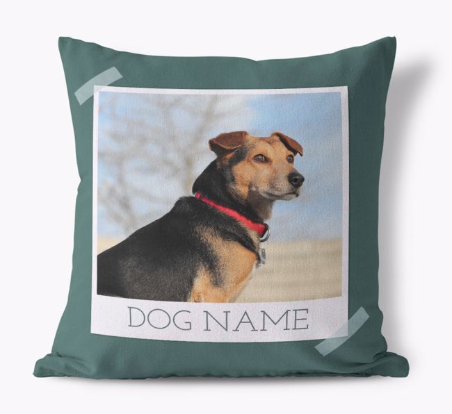 Photo Album: Personalised {breedFullName} Canvas Cushion